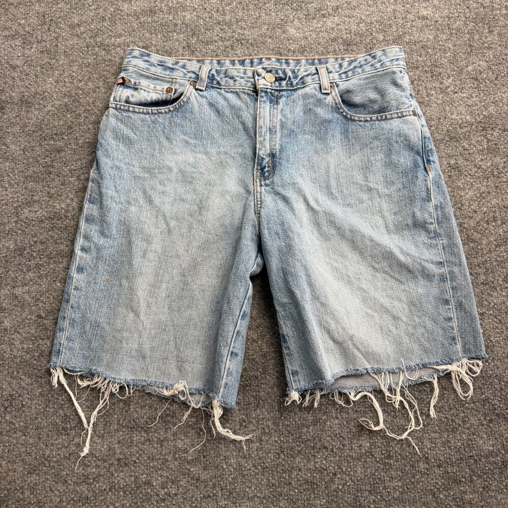 Polo Jeans Co Ralph Lauren Saturday Jean Cut Off Denim Shorts Women's Size 10 US